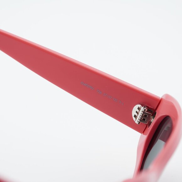 Celine CL40279U 72A Sunglasses Pink Cat Eye Frame, Grey Lenses main image 4